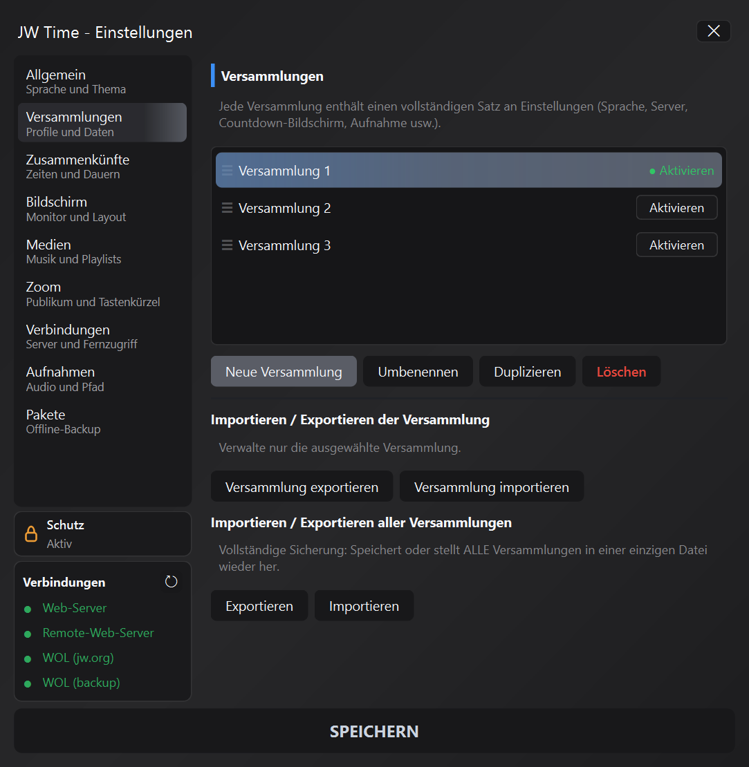 JW Time-Gemeindenfenster