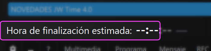 Área 3 - Hora de finalización estimada y desviación