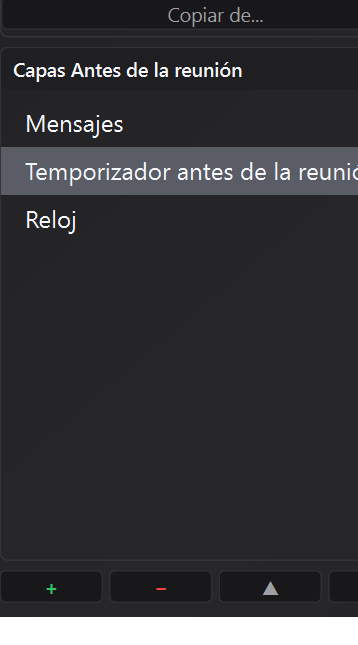 Editar diseño en el editor de pantalla Contador de tiempo