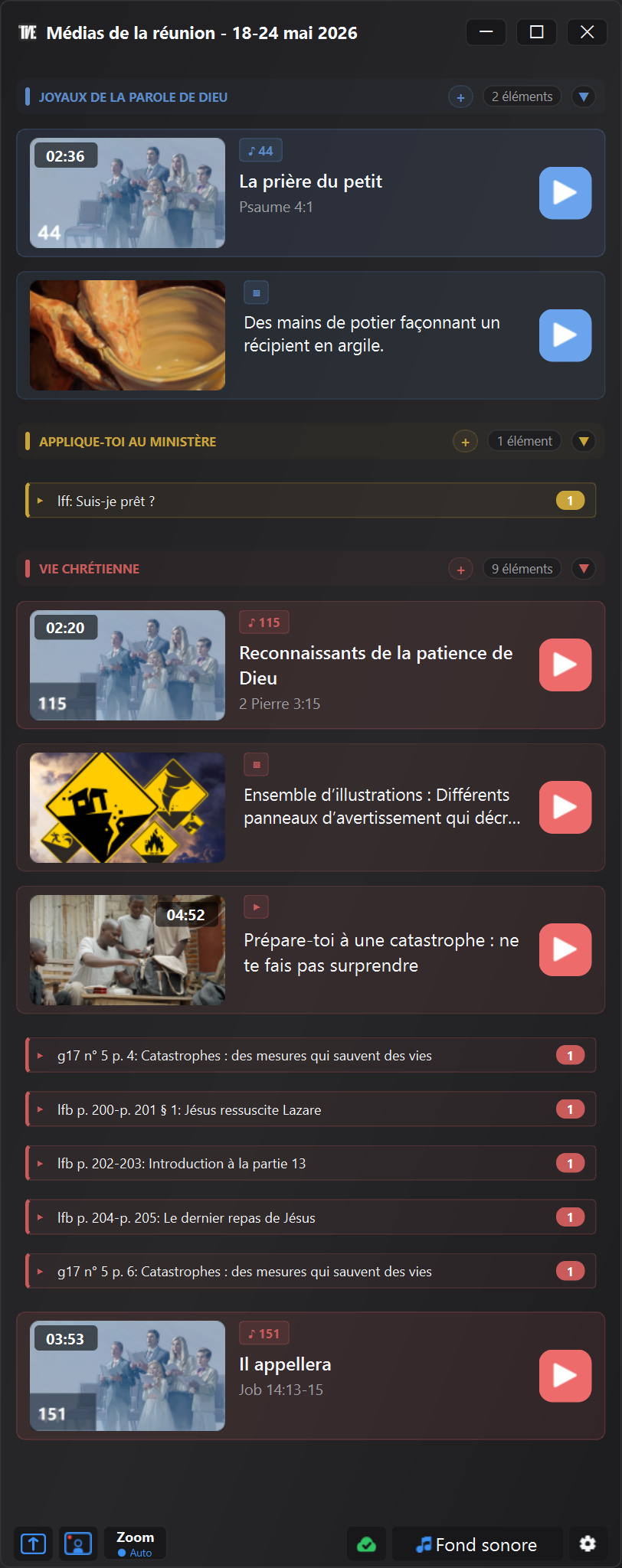 Nouvelle fenêtre multimédia par JW Time 4.0