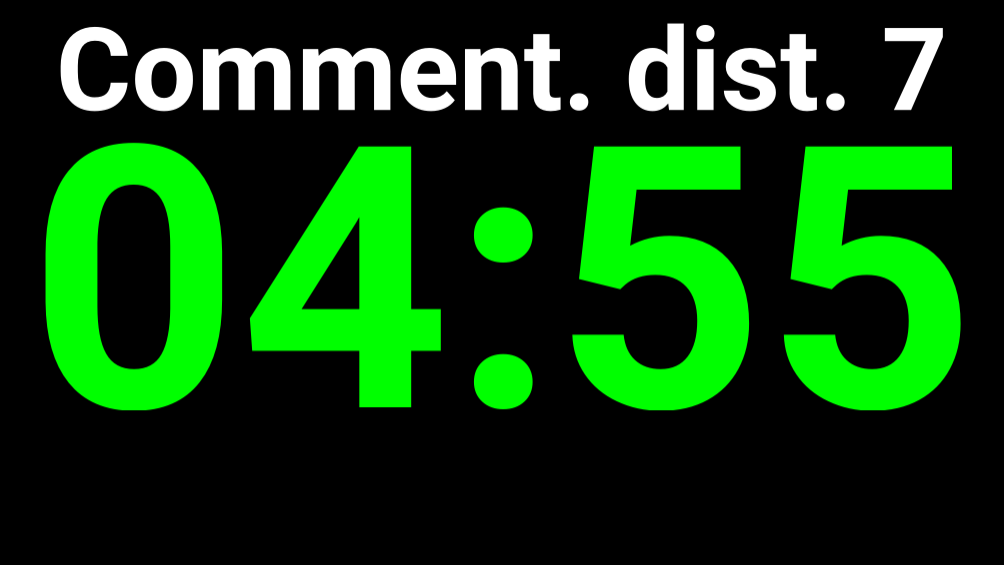 Écran partiel du message