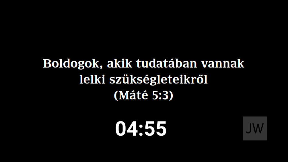 Nyilvános képernyő visszaszámlálással, évszöveggel és logóval