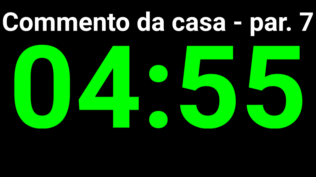 Messaggio a schermo parziale