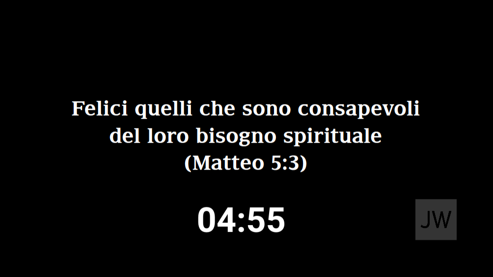 Schermo Pubblico con countdown, scrittura dell'anno e logo