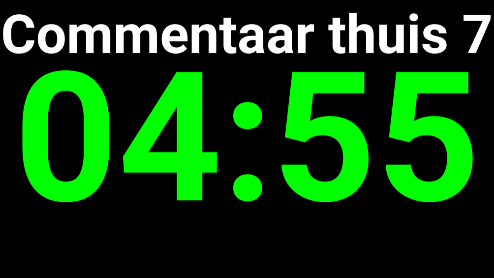 Bericht op gedeeltelijk scherm