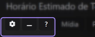 Área 7 - Rápido ferramentas na tela principal