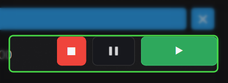 Area 5 - Pangunahing mga button para sa pamamahala ng timer
