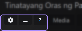 Area 7 - Mabilis na tools ng pangunahing screen