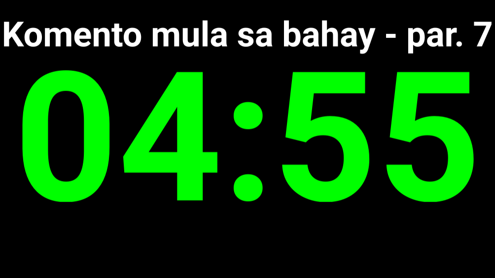 Partial-screen na mensahe