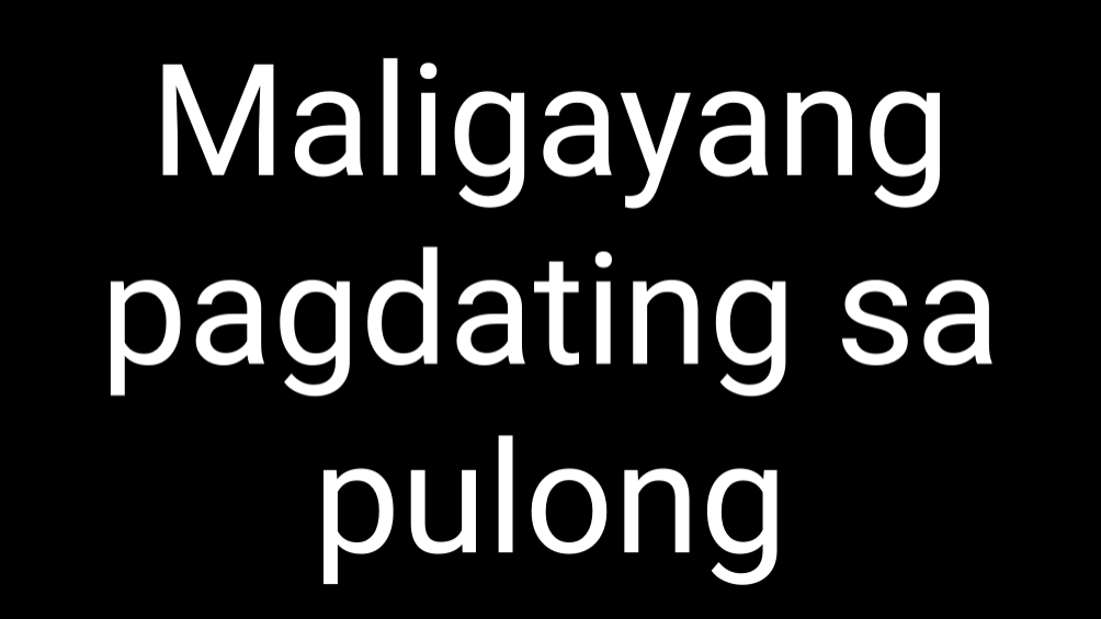 Full-screen na mensahe sa Pampublikong Screen
